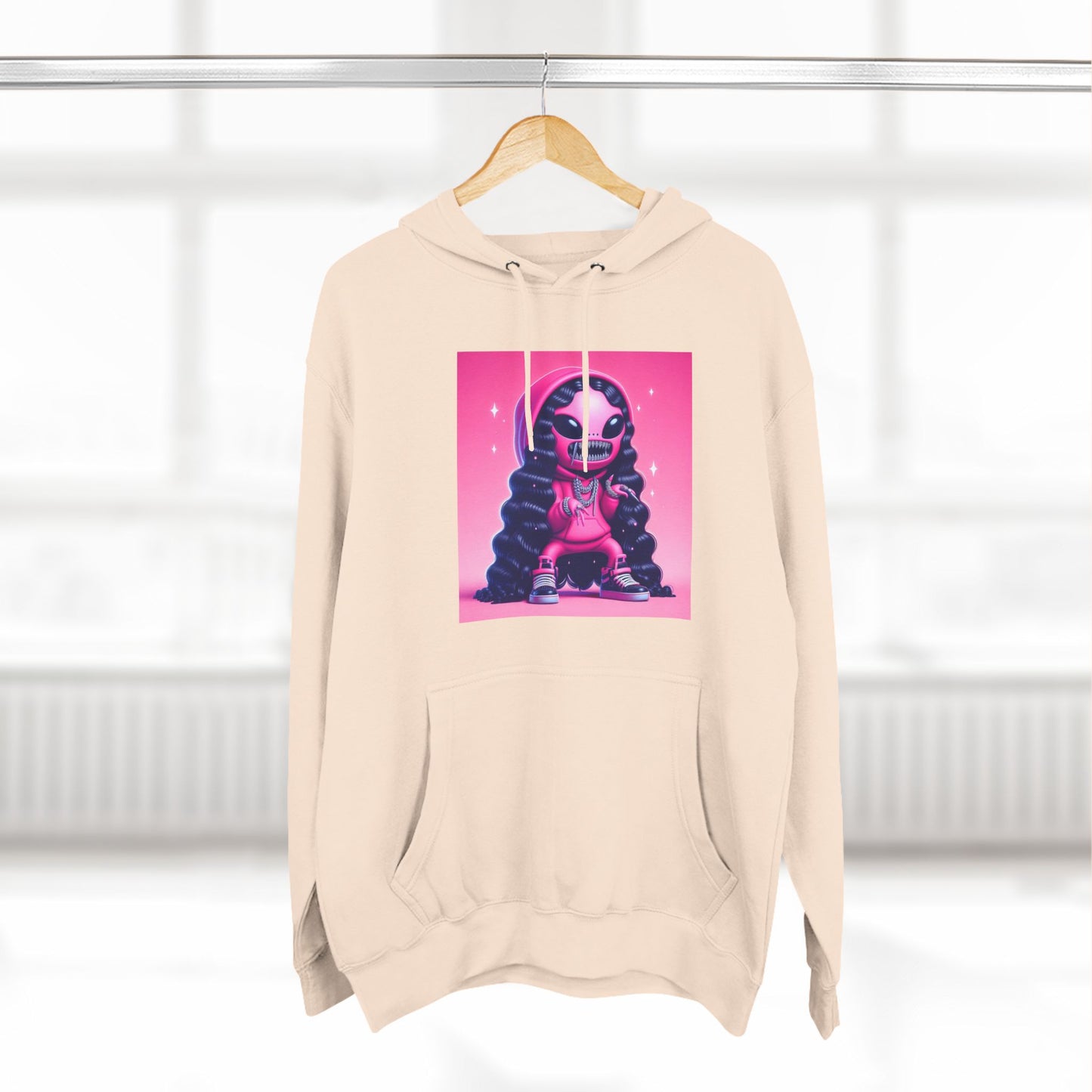 PINK ALIEN HOODIE