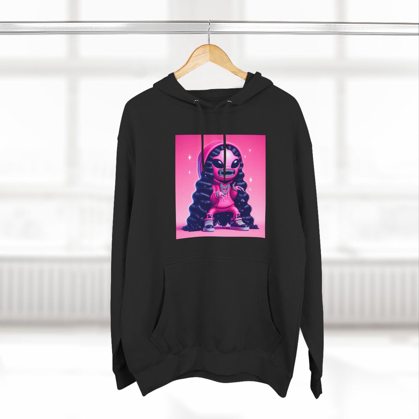 PINK ALIEN HOODIE