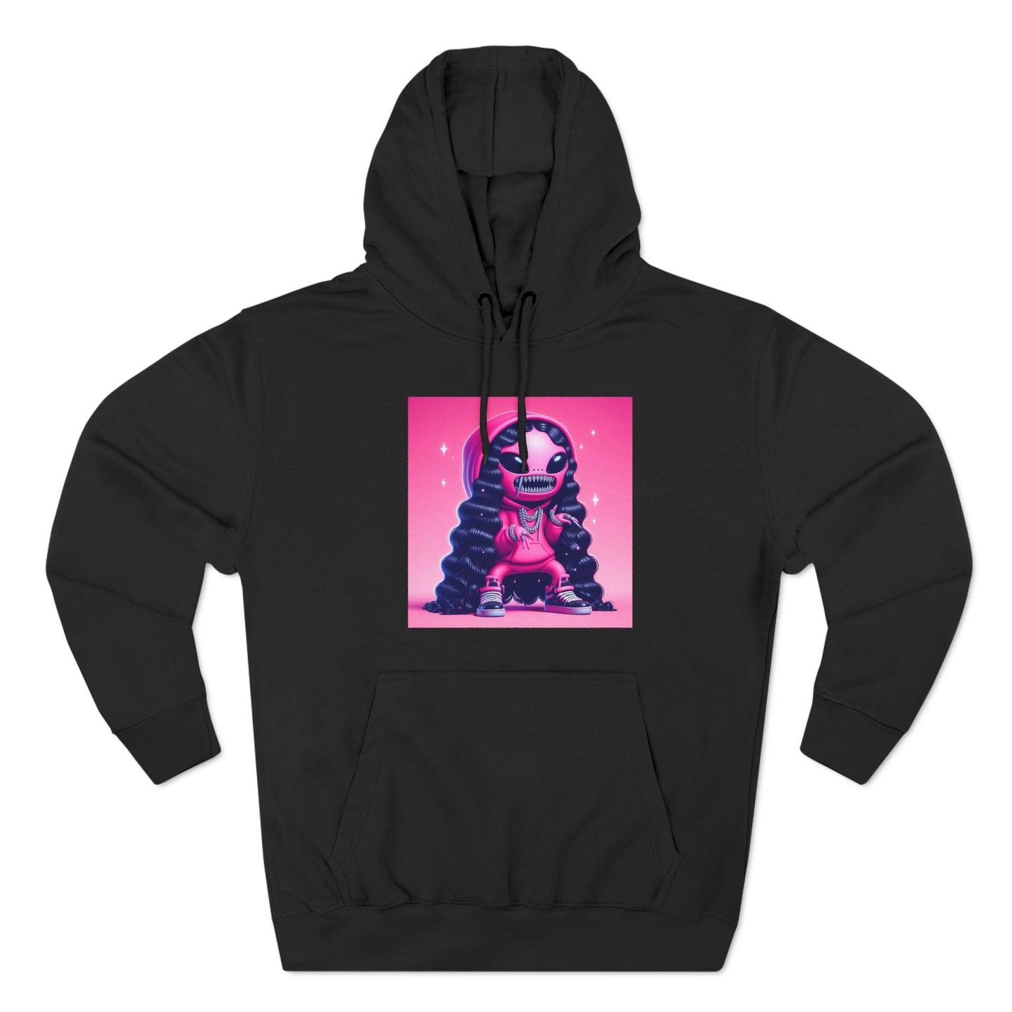 PINK ALIEN HOODIE