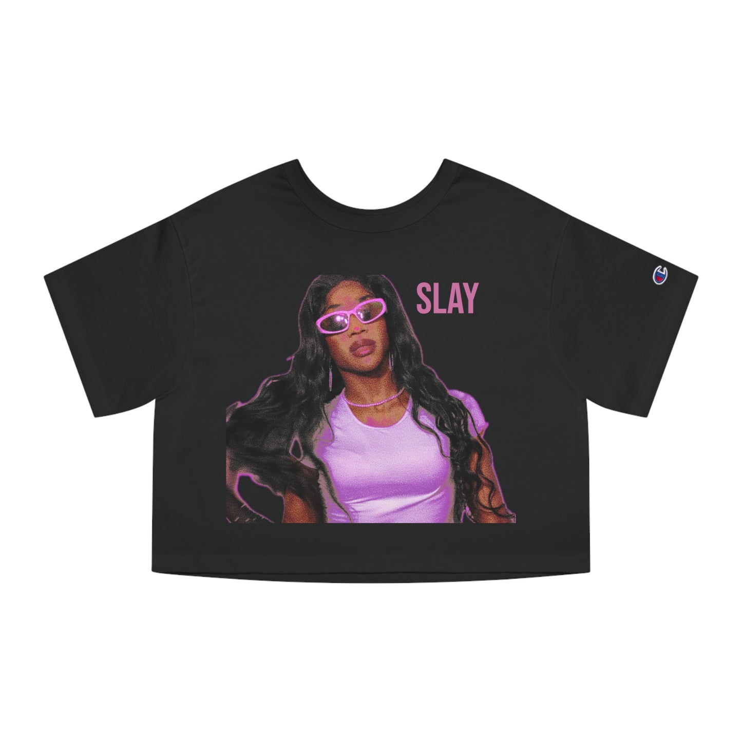 SLAY Champion Cropped T-Shirt