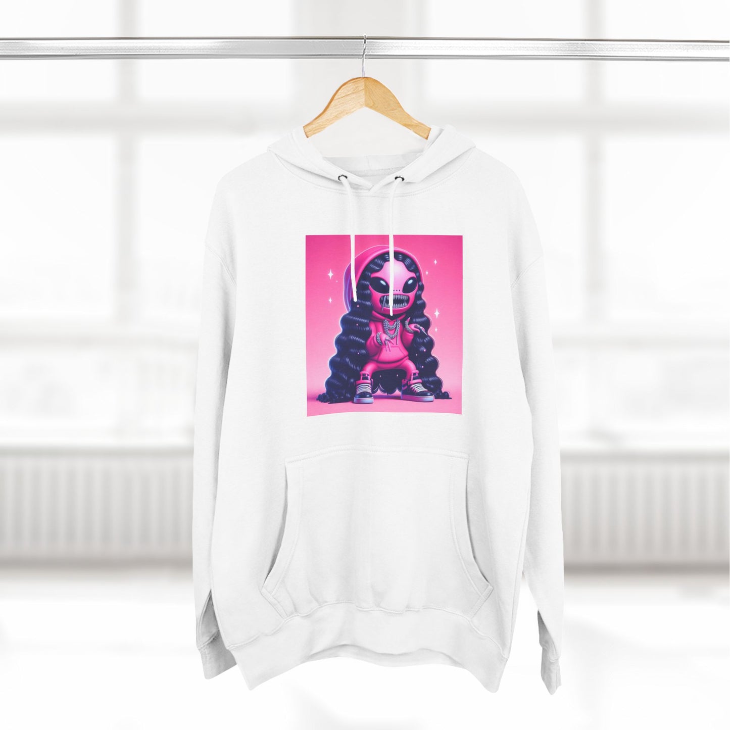 PINK ALIEN HOODIE