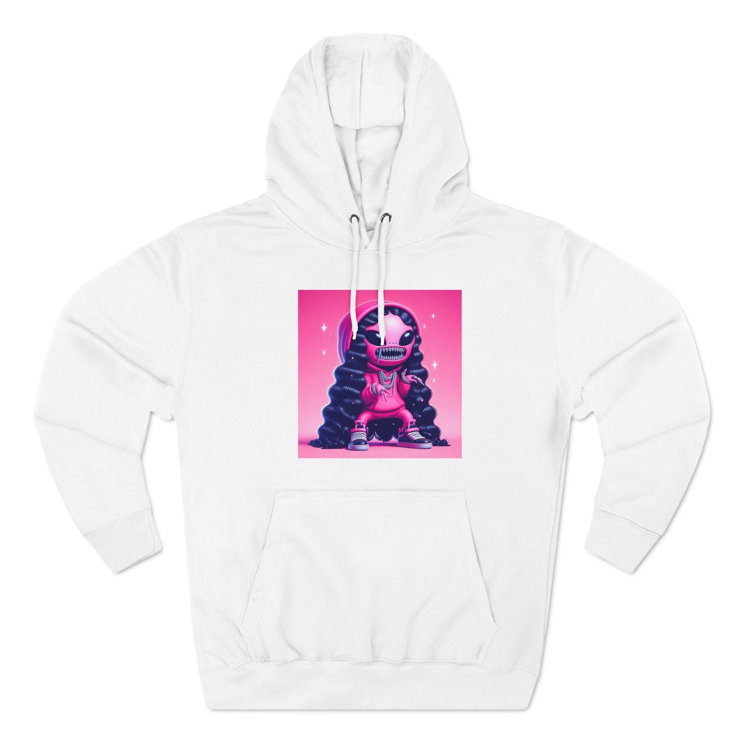 PINK ALIEN HOODIE