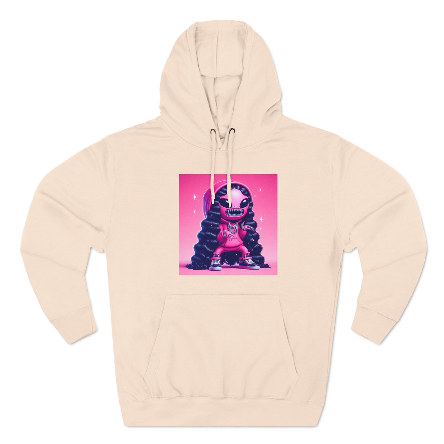 PINK ALIEN HOODIE